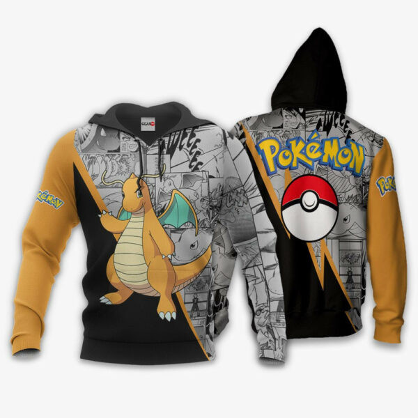 Dragonite Anime Pokemon 1k740   Cartoon Graphic Outfits Aop 3d Hoodie, Zip Hoodie 675