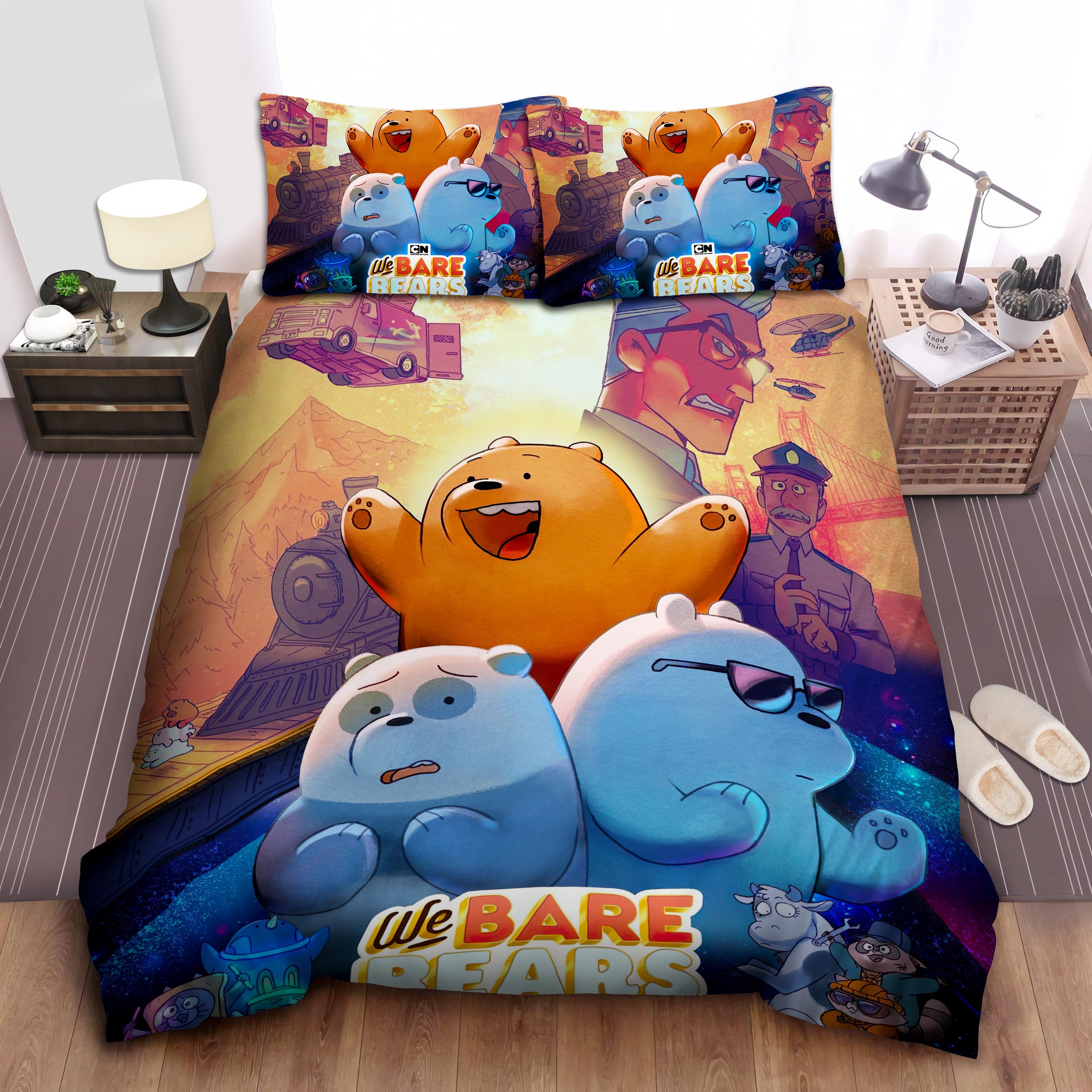 We Bare Bear Bedding Set We Bare Bears The Movie Duvet Covers