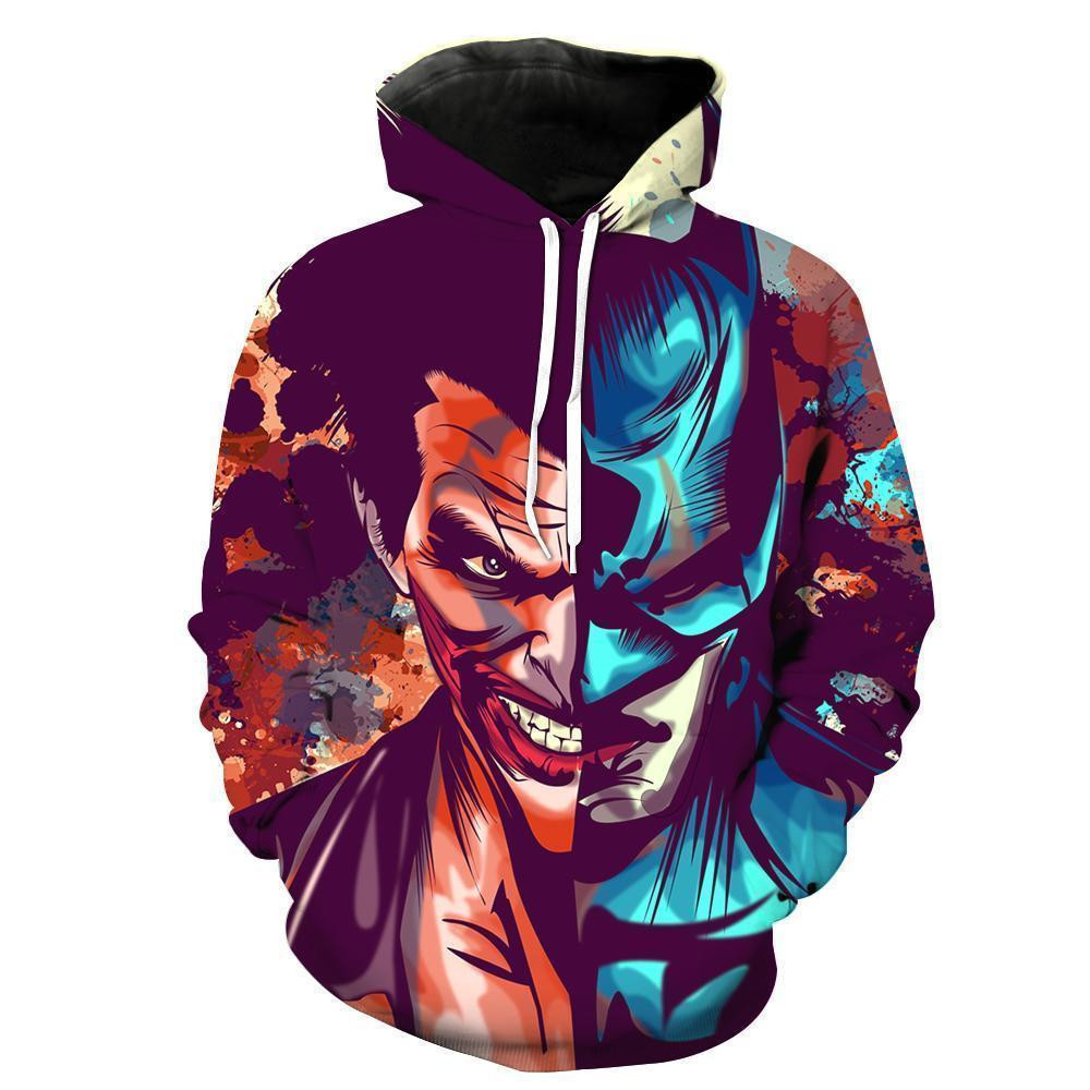 Joker Vs Batman 3D All Over Print Hoodie & Zip Hoodie