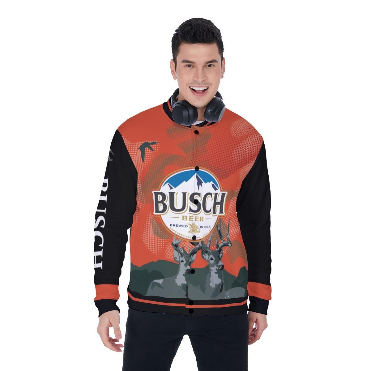 Busch Beer Apparel, Busch Beer Baseball Jacket 23