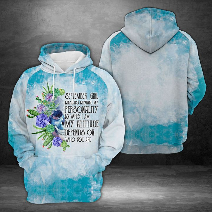 September Girl 3D All Over Print Hoodie & Zip Hoodie