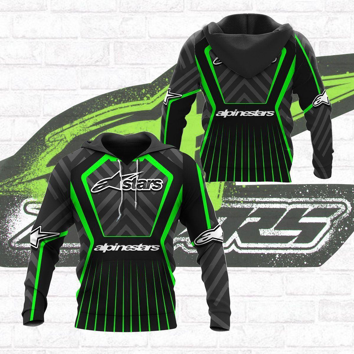 Alpinestars Shirt 881, 3d Hoodie Zip Hoodie