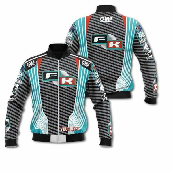 Personalized Formula K Racing Team Bomber Jacket 904 20