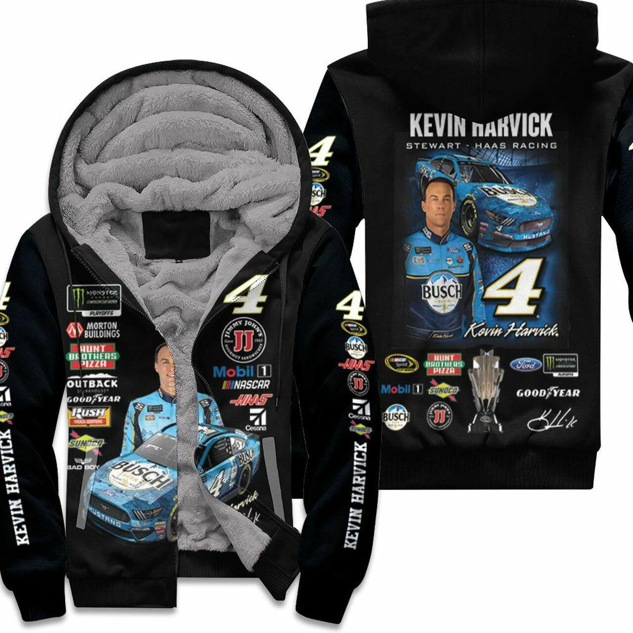 Kevin Harvick Legend Car Racer Aop Hoodie, Zip Hoodie, Fleece Jacket