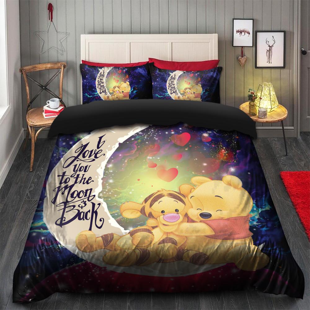 WTP Bedding Set DN Pooh Eeyore Love You To The Moon Duvet Covers