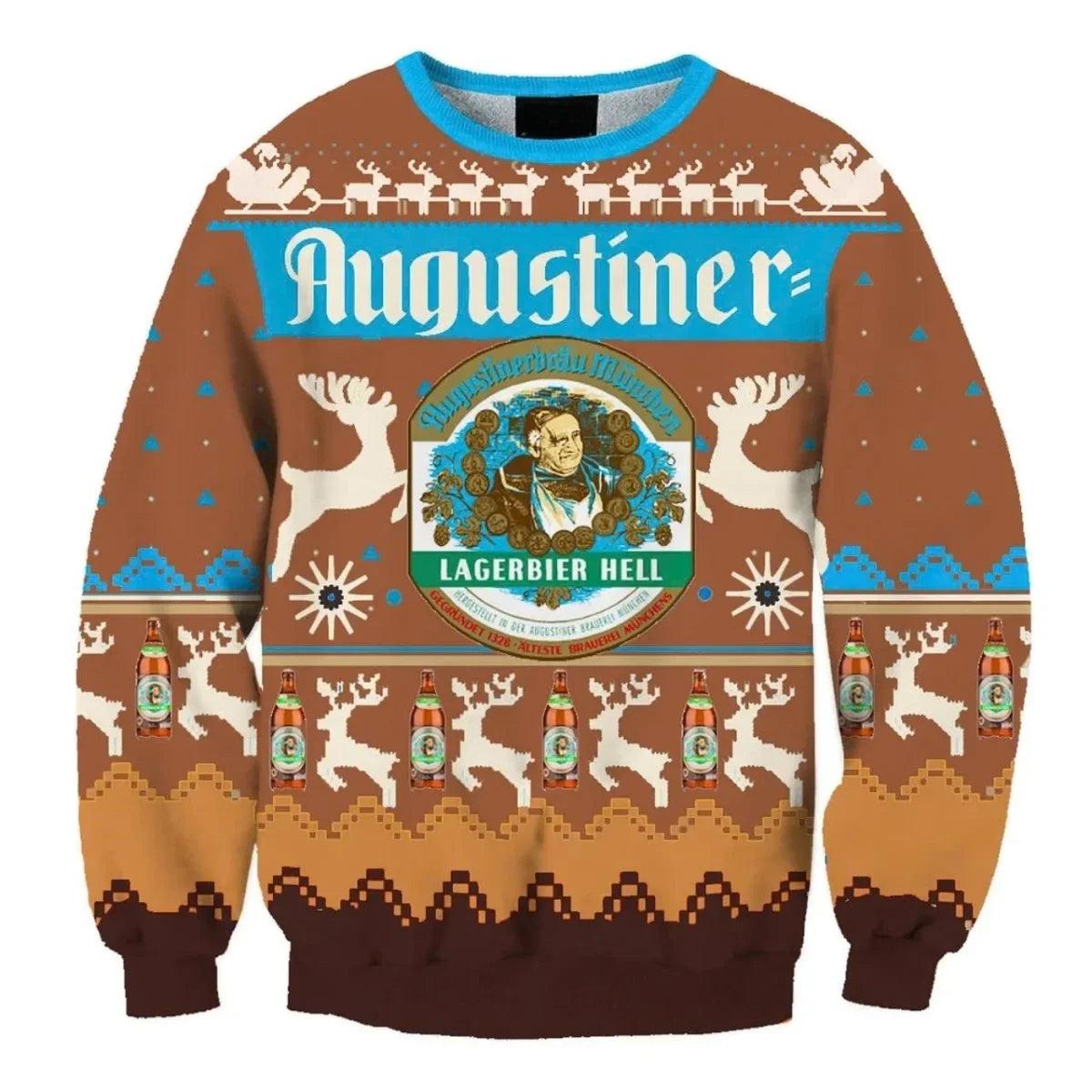 Langerbier Hell Christmas Reindeer Ugly Christmas Sweater
