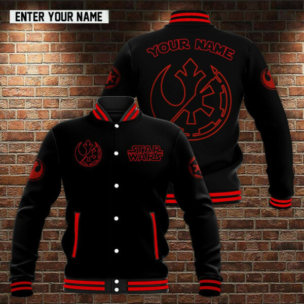Custom Name Star Wars Movies 6k914 Gift For Fan Baseball Jacket 533