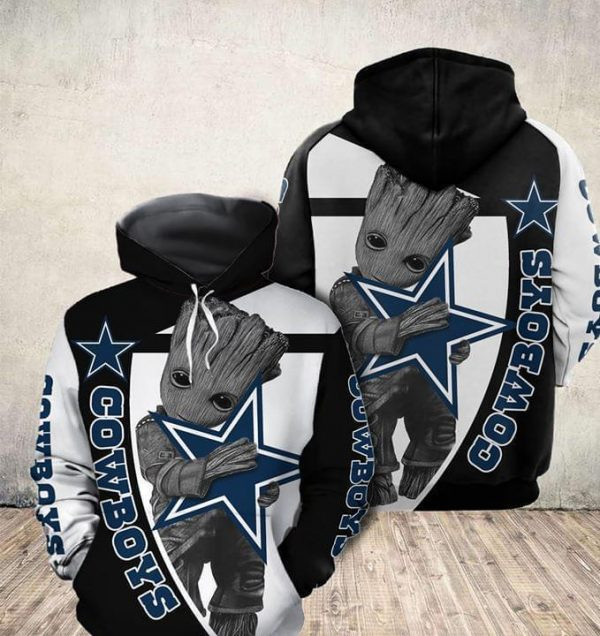 Cowboys 3D All Over Print Hoodie & Zip Hoodie