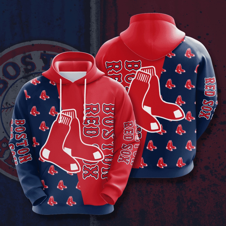 Boston Red Sox 3D All Over Print Hoodie & Zip Hoodie
