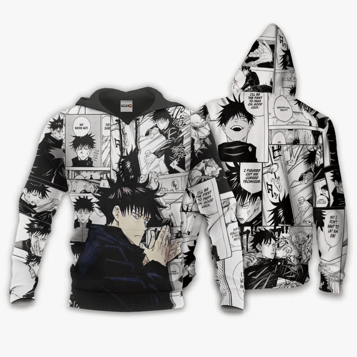 Megumi Fushiguro Jujutsu Kaisen 3d Hoodie Zip Hoodie