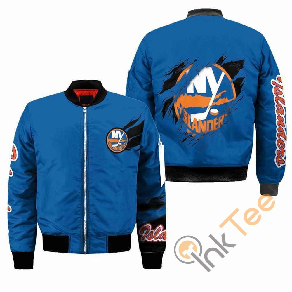 New York Islanders Blue Bomber Jacket