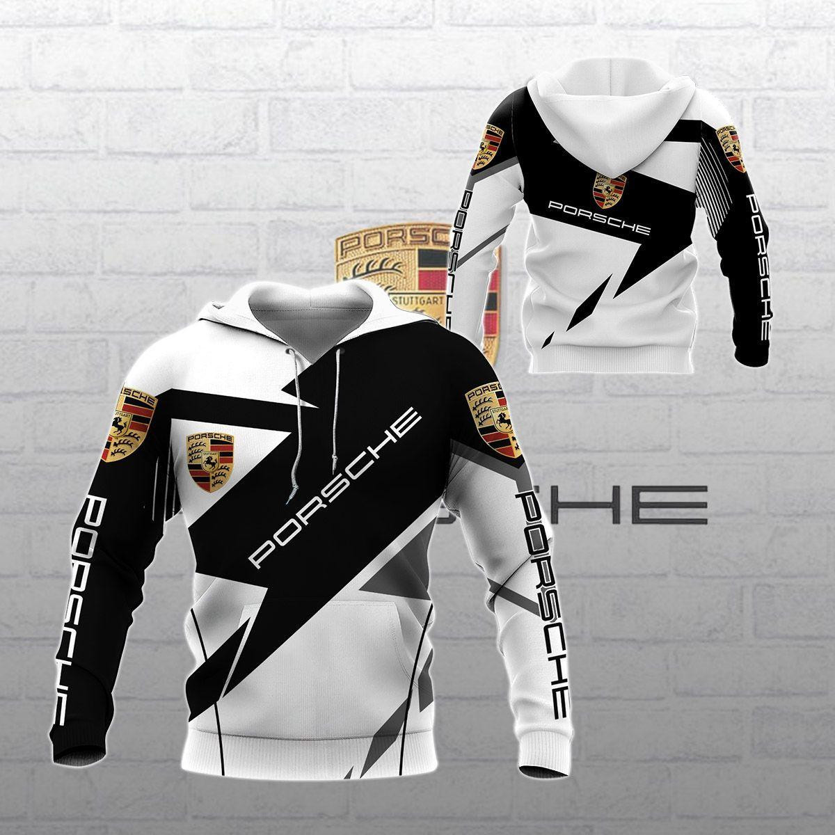 Porsche Shirt 295, 3d Hoodie Zip Hoodie