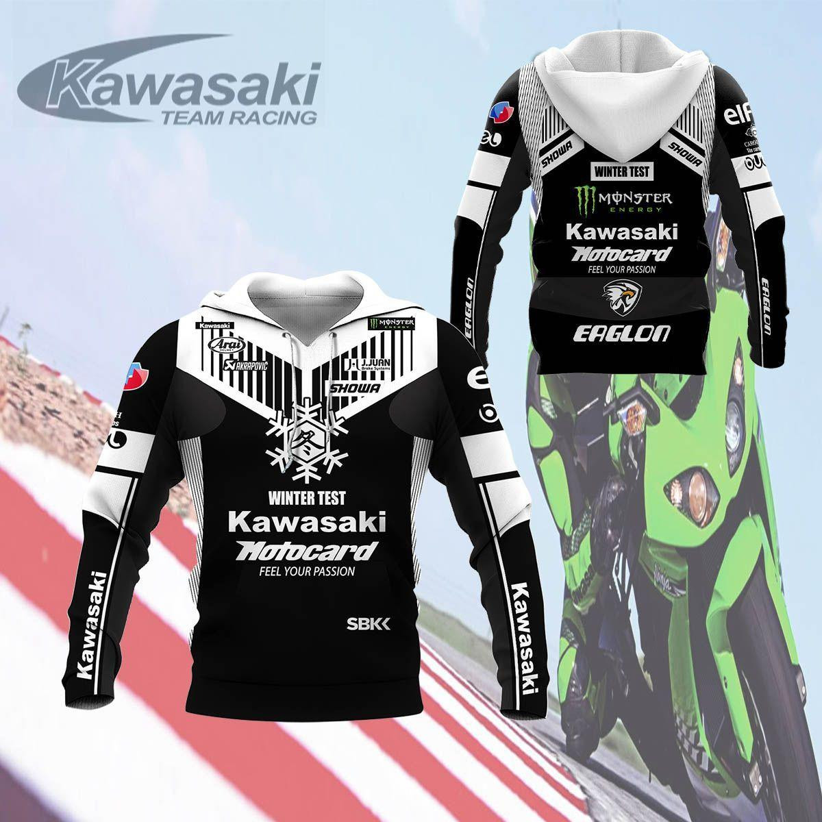 Kawasaki Shirt 218, 3d Hoodie Zip Hoodie