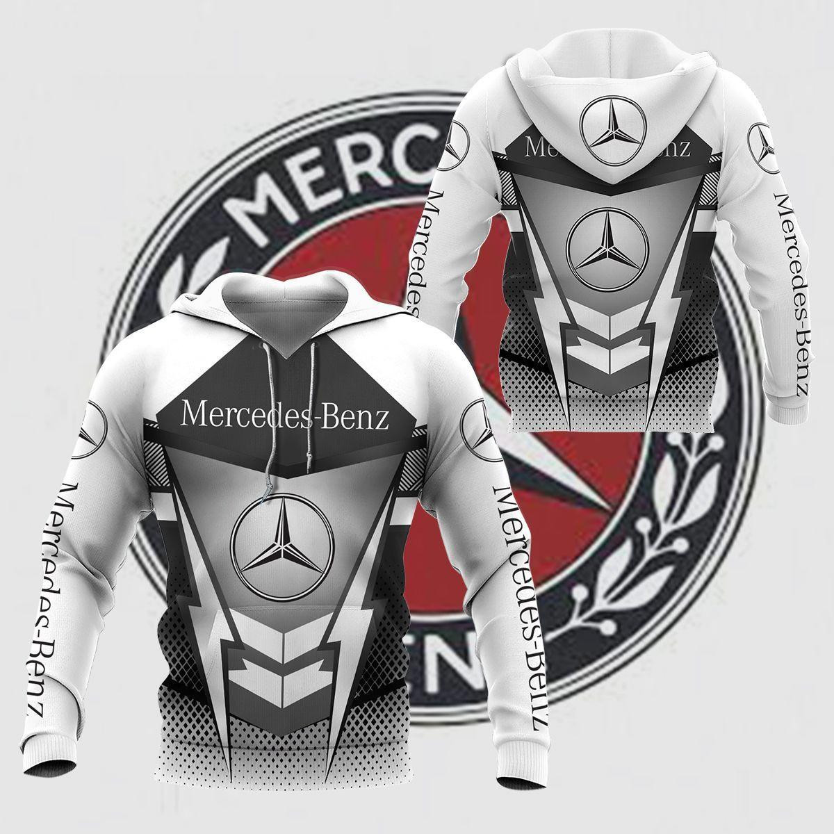 Mercedes-benz Shirt 436, 3d Hoodie Zip Hoodie