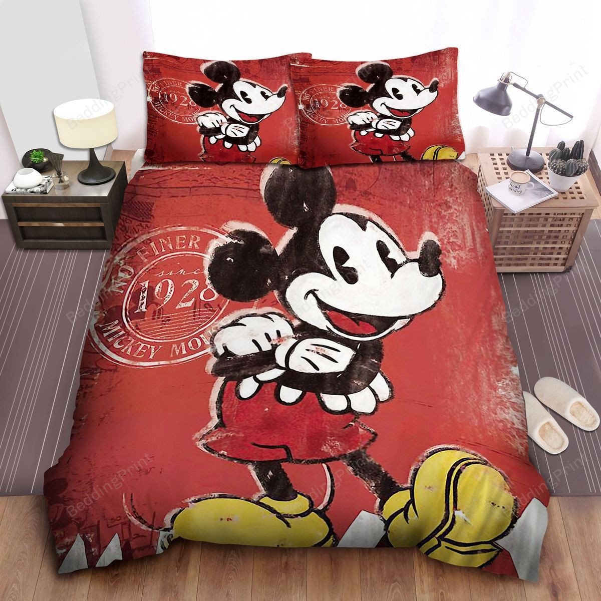 MM Bedding Set DN MM 1928 Vintage Style Graphic Duvet Covers