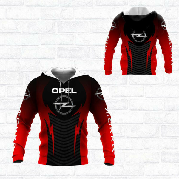 Opel Mokka Shirt 1021, 3d Hoodie Zip Hoodie 2801