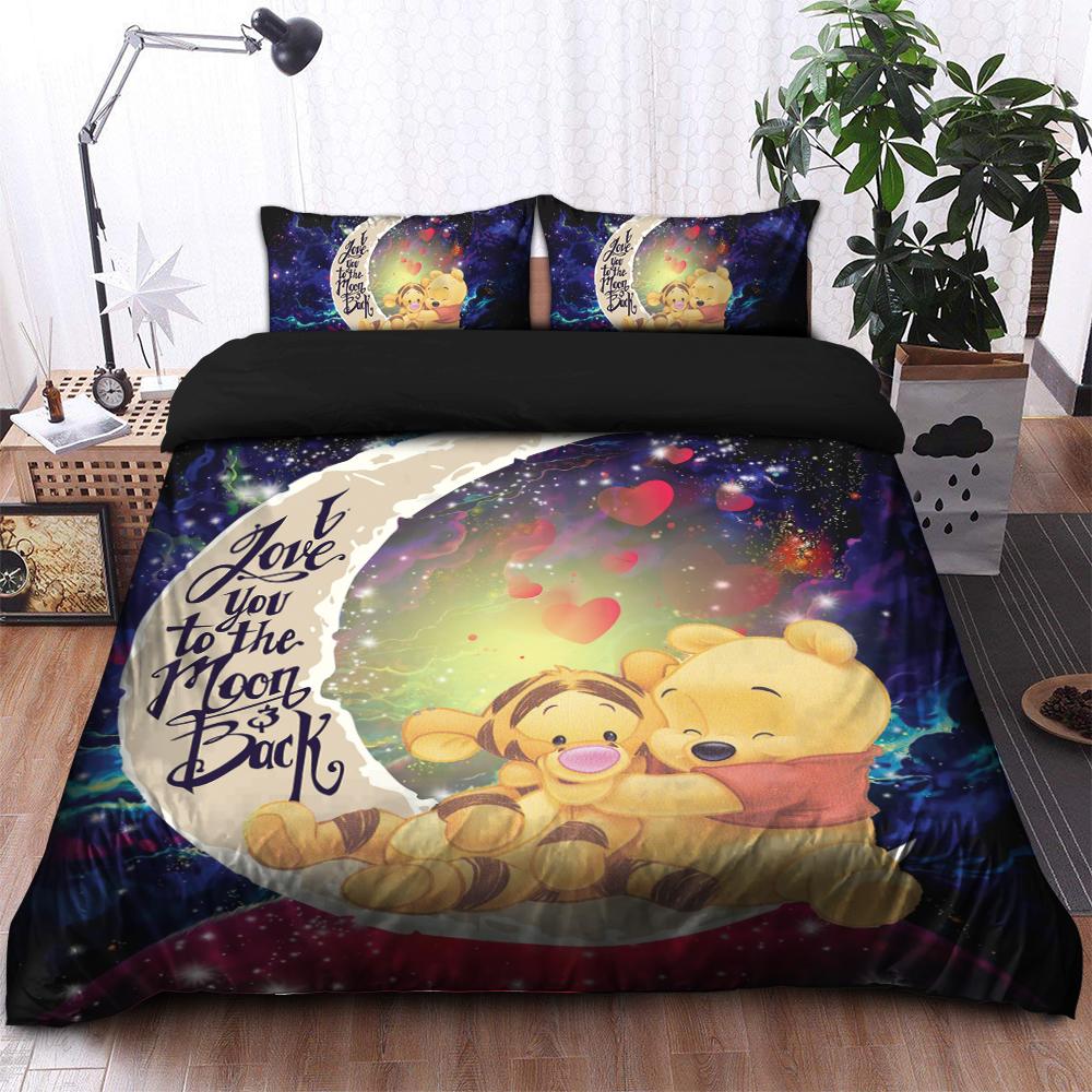 WTP Bedding Set DN Pooh Eeyore Love You To The Moon Duvet Covers