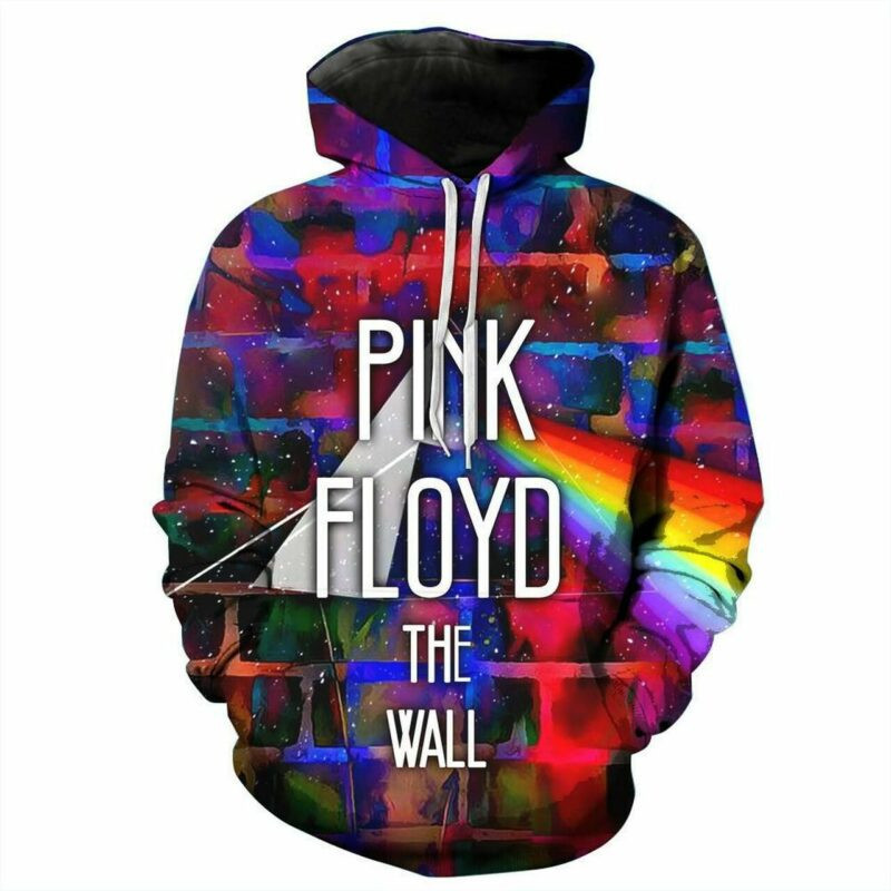 Pink Floyd Rock Band Music The Wall 3d Hoodie Zip Hoodie
