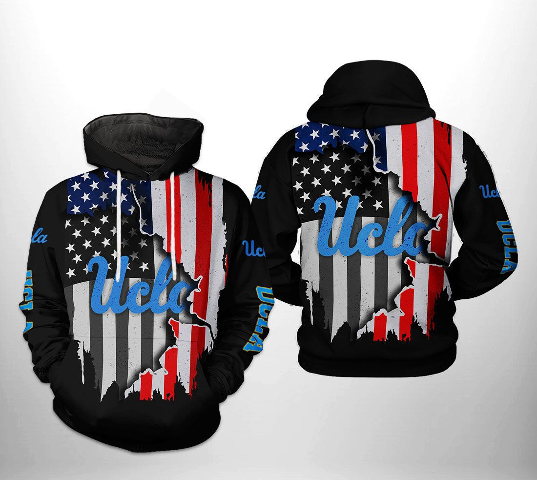 Ucla Bruins US Flag 3D All Over Print Hoodie & Zip Hoodie