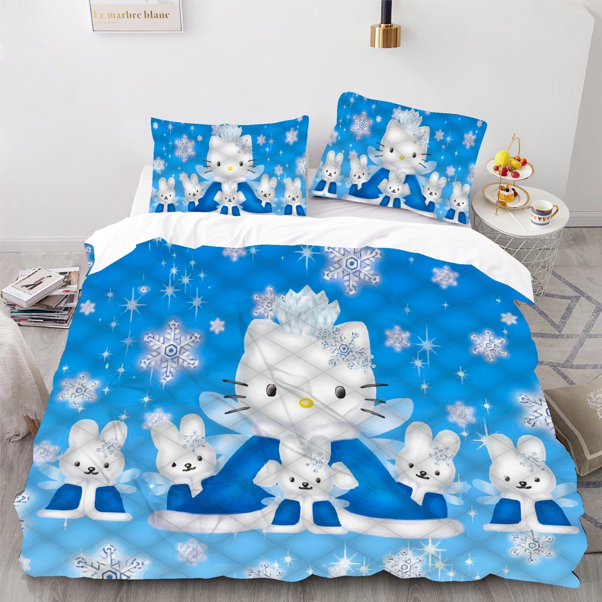 Hello Kitty Bedding Set Hello Kitty And Snow Princess Duvet Covers