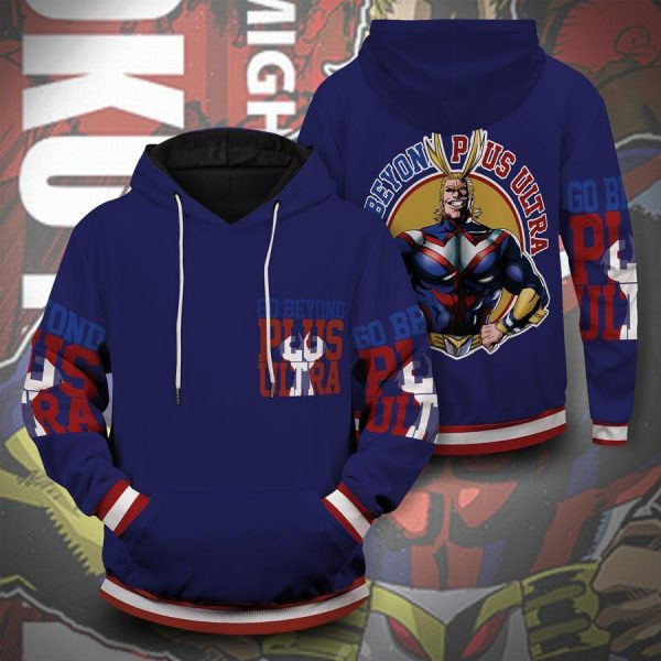My Hero Academia Go Beyond All Might Anime 2k613 Lover Gift ,my Hero Academia All Over Print 3d Hoodie 1885