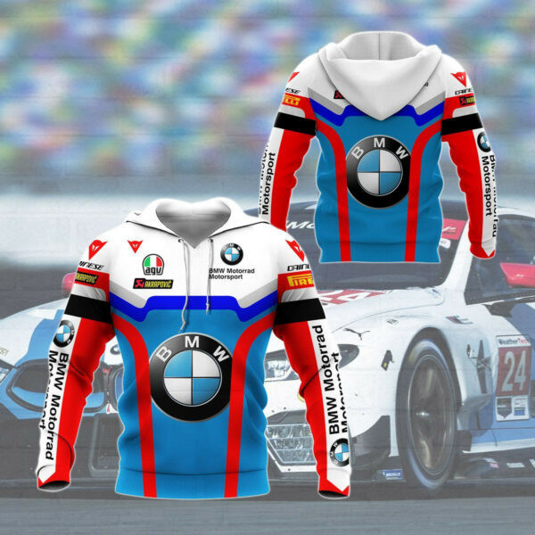 Bmw Racing Shirt 632, 3d Hoodie Zip Hoodie 1164