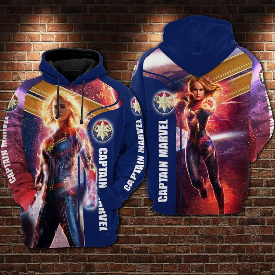Captain America Marvel Cinematic Universe 3D All Over Print Hoodie & Zip Hoodie