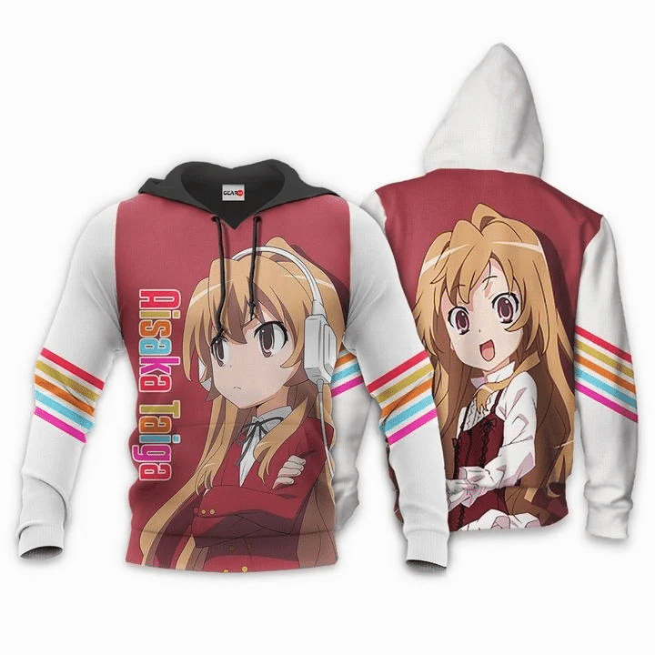 Aisaka Taiga Anima Toradora  3d Hoodie Zip Hoodie