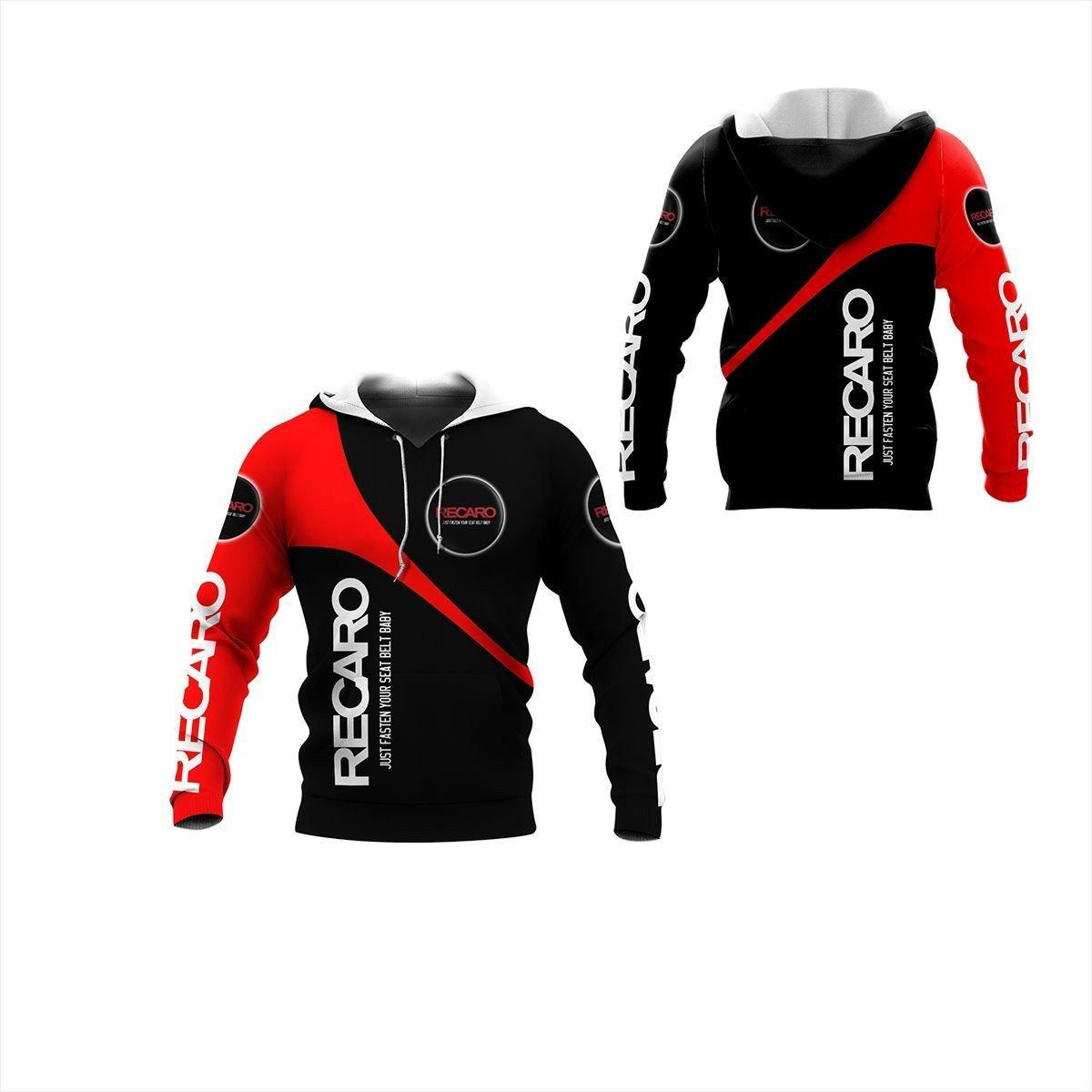 Recaro Shirt 174, 3d Hoodie Zip Hoodie