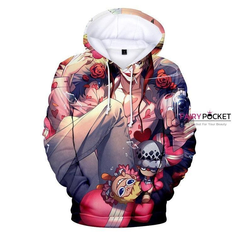 One Piece Corazon 3D All Over Print Hoodie & Zip Hoodie