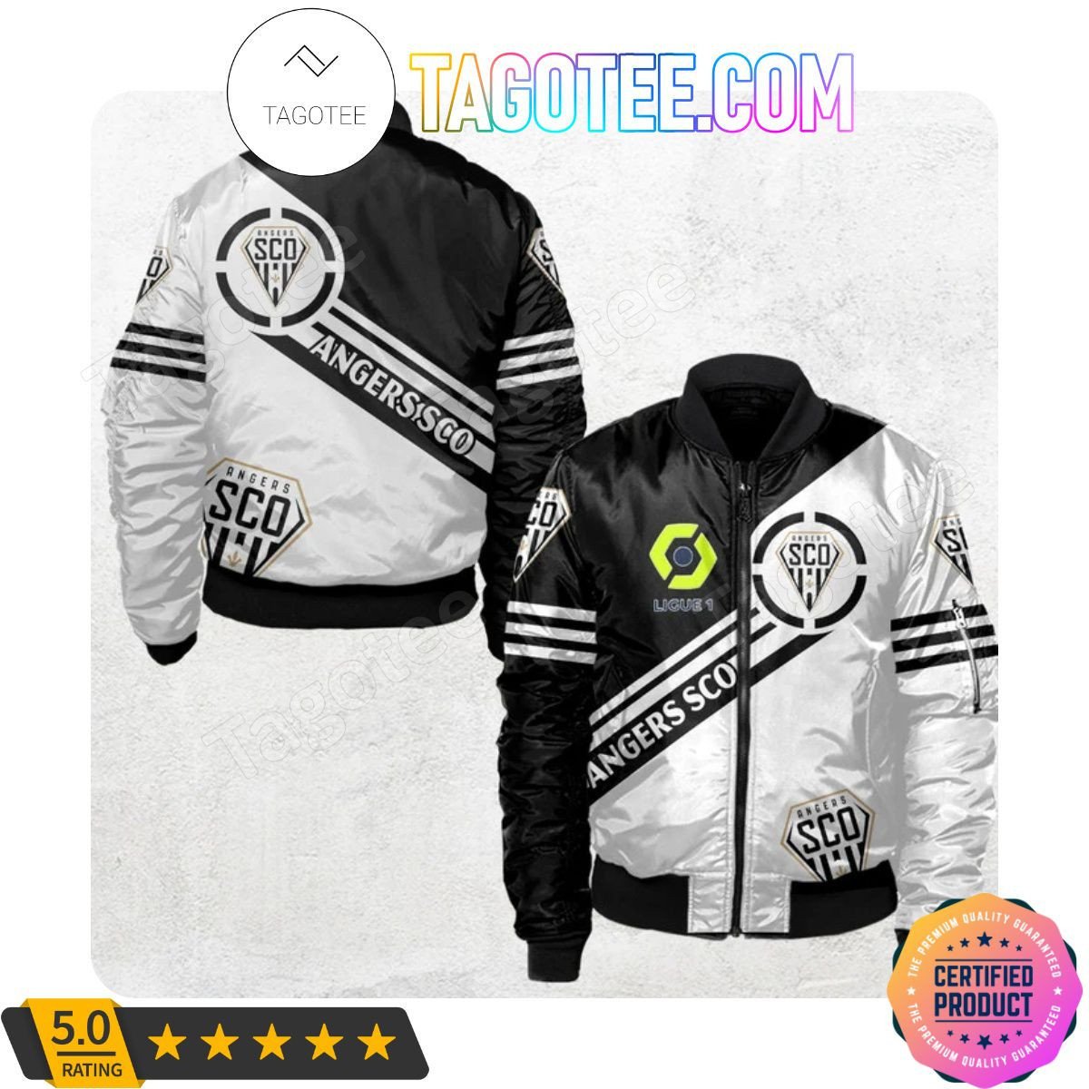 Angers SCO Ligue 1 Bomber Jacket
