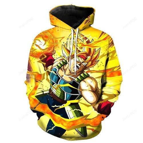 Super Saiyan Bardock Dragon Ball Z 3D All Over Print Hoodie & Zip Hoodie