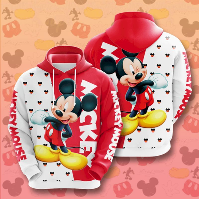 Mickey Mouse Blink 3d Hoodie