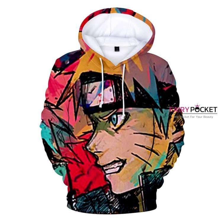 Naruto Uchiha Sasuke Red 3D All Over Print Hoodie & Zip Hoodie