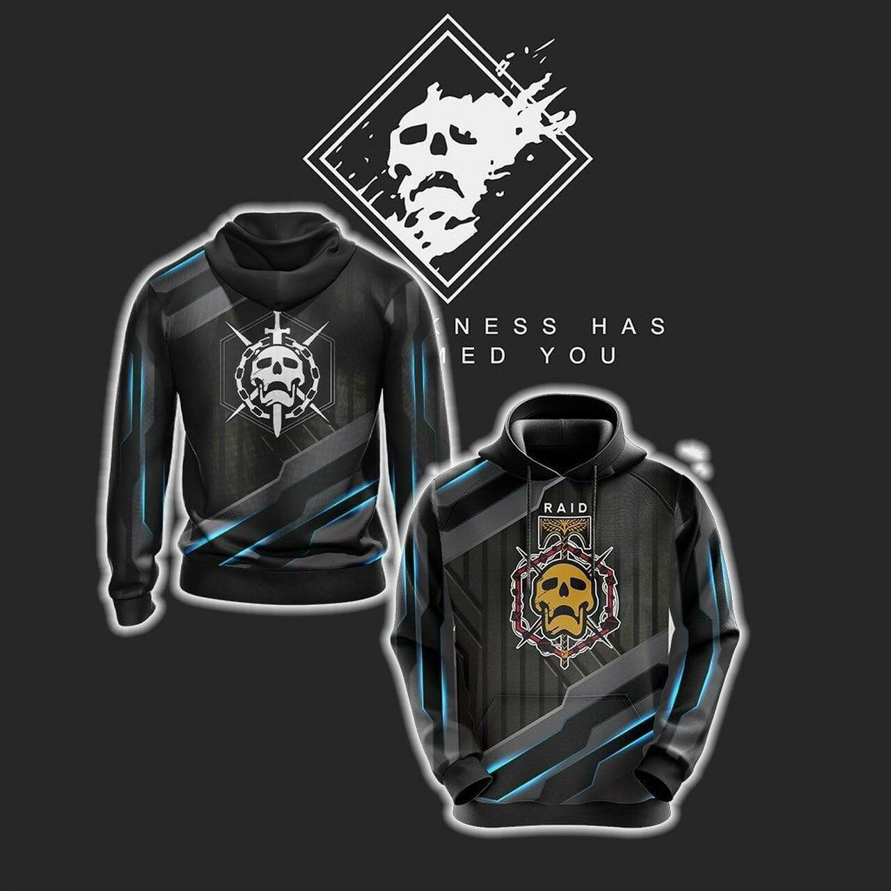 Destiny 2 - Raid Unisex 3D All Over Print Hoodie & Zip Hoodie