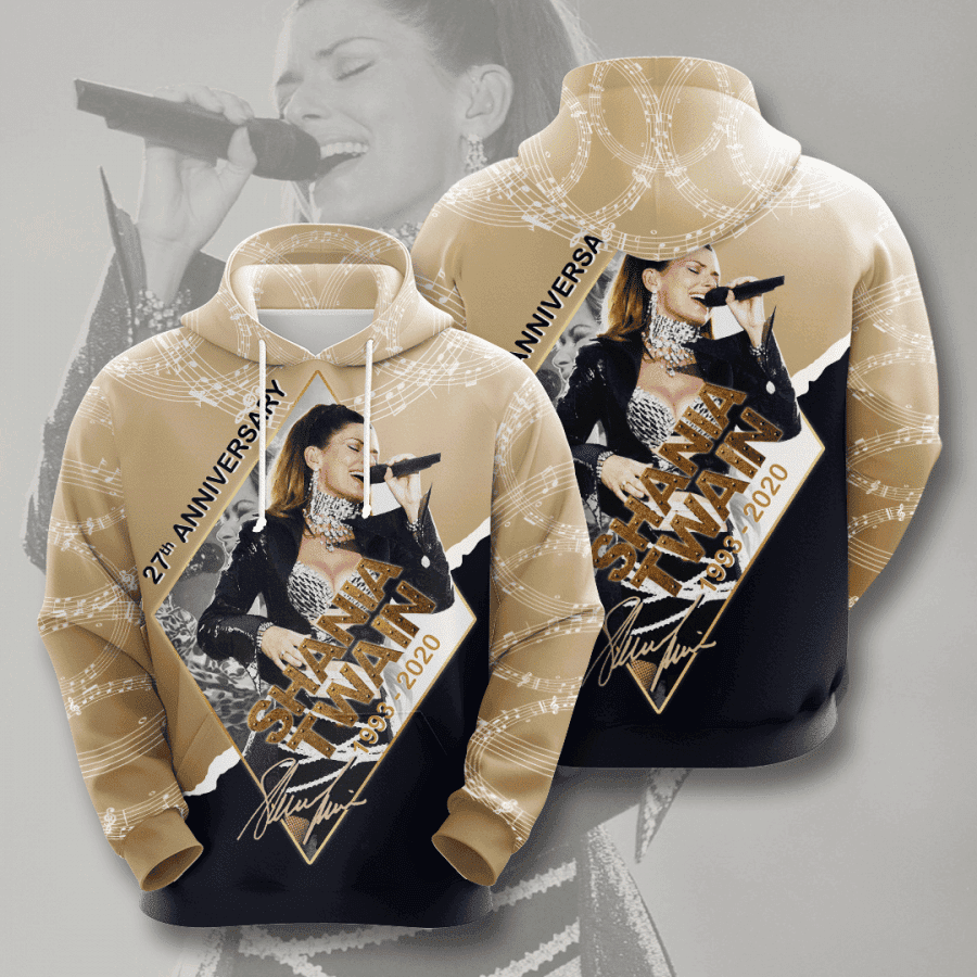 Shania Twain 3D All Over Print Hoodie & Zip Hoodie