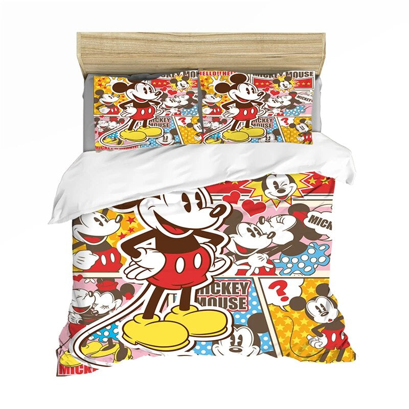 MM Bedding Set DN MM And Minnie Old Style Pattern Duvet Covers