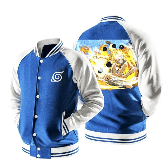 Naruto Konoha 3 Baseball Jacket 127