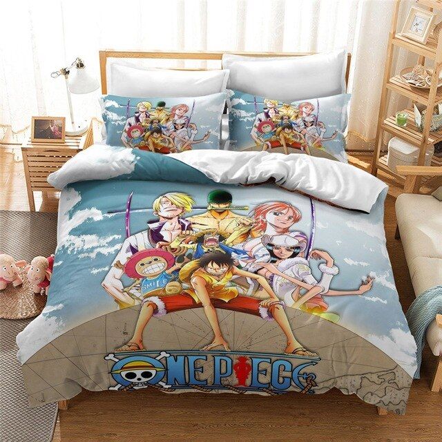One Piece Bedding Set One Piece Straw Hat Pirates Duvet Covers