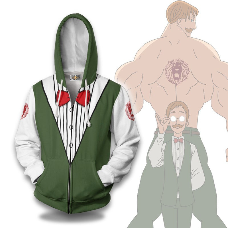 Escanor 3D All Over Print Hoodie & Zip Hoodie