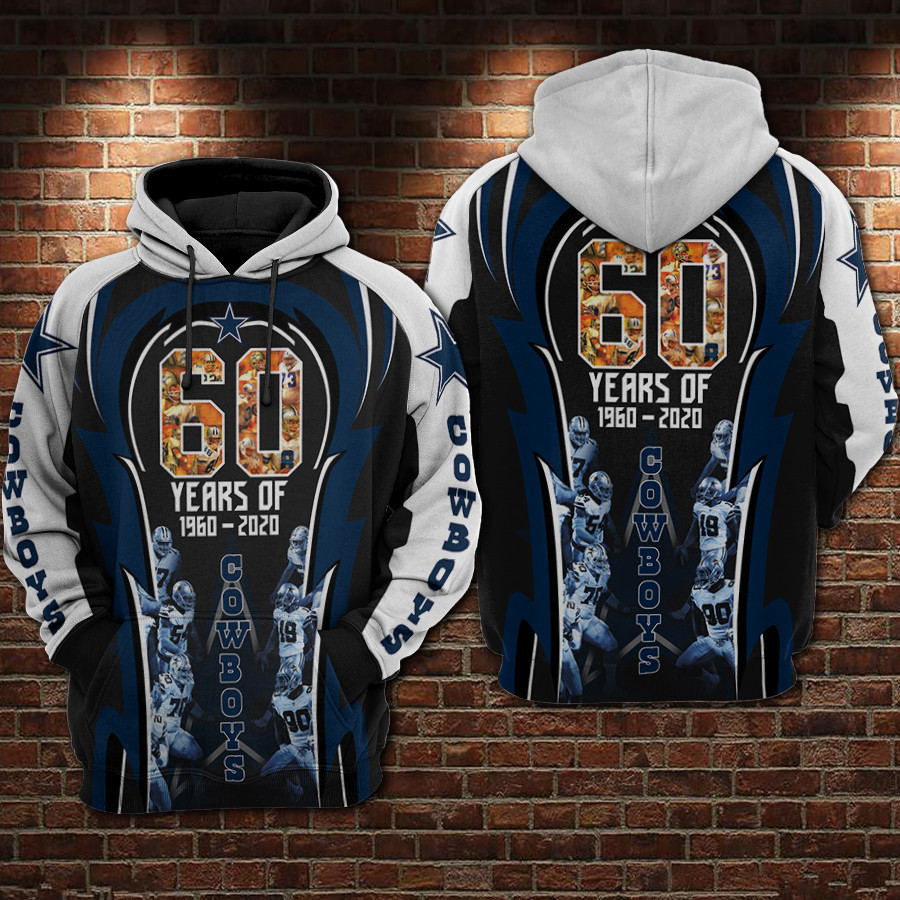 Cowboys 3D All Over Print Hoodie & Zip Hoodie