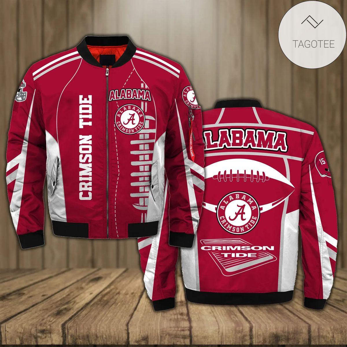 Alabama Crimson Tide Bomber Jacket V10