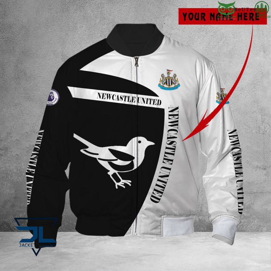 Newcastle United FC Custom Name The Magpies Bomber Jacket