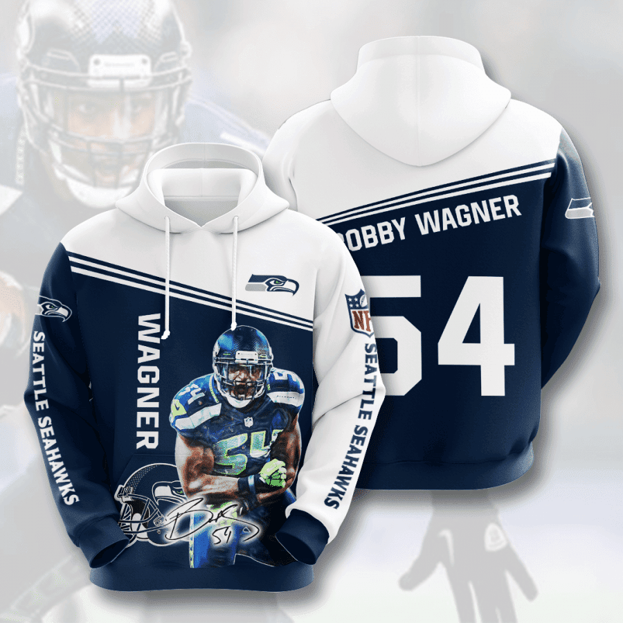 Seattle Seahawks Bobby Wagner 3D All Over Print Hoodie & Zip Hoodie