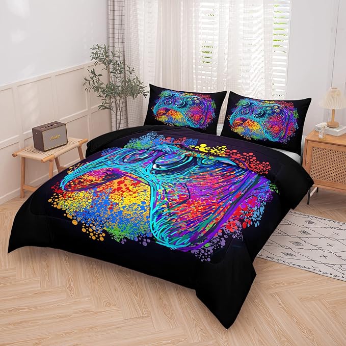 Game Bedding Set Game Handle Controller Painting Duvet Covers