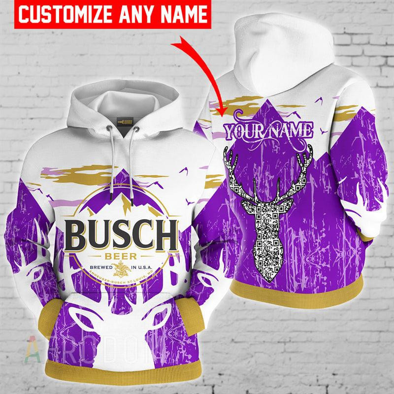 Personalized Busch Beer Hoodie 6, Gift For Fan 3d All Over Print Shirt Hoodie