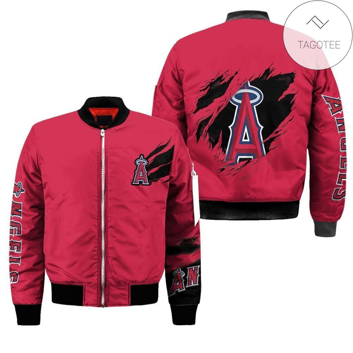 Los Angeles Angels Scratch Bomber Jacket