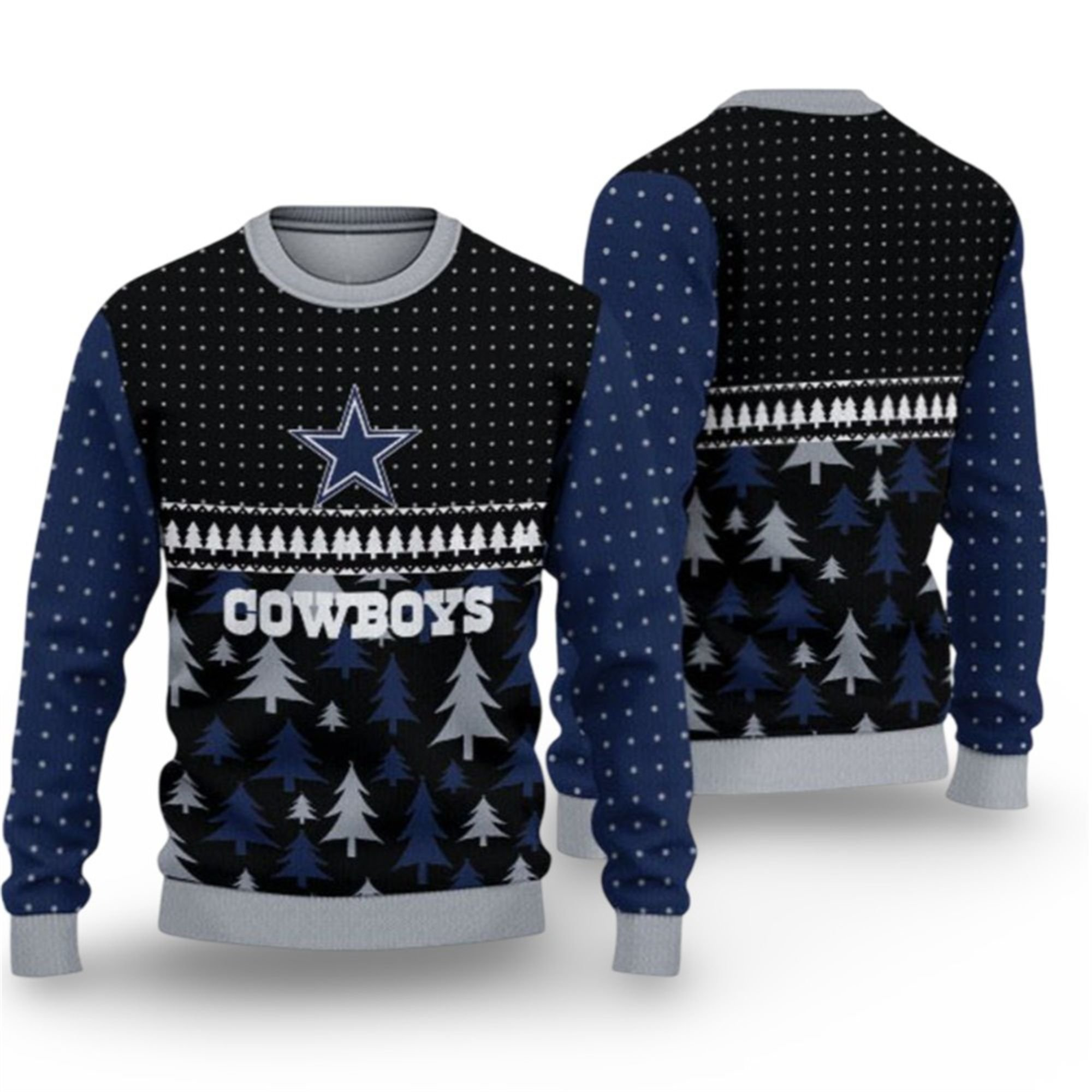 2025 Cowboys Ugly Christmas Sweater