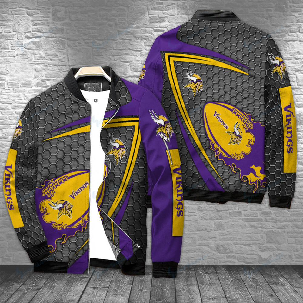Minnesota Vikings Bomber Jacket BG360