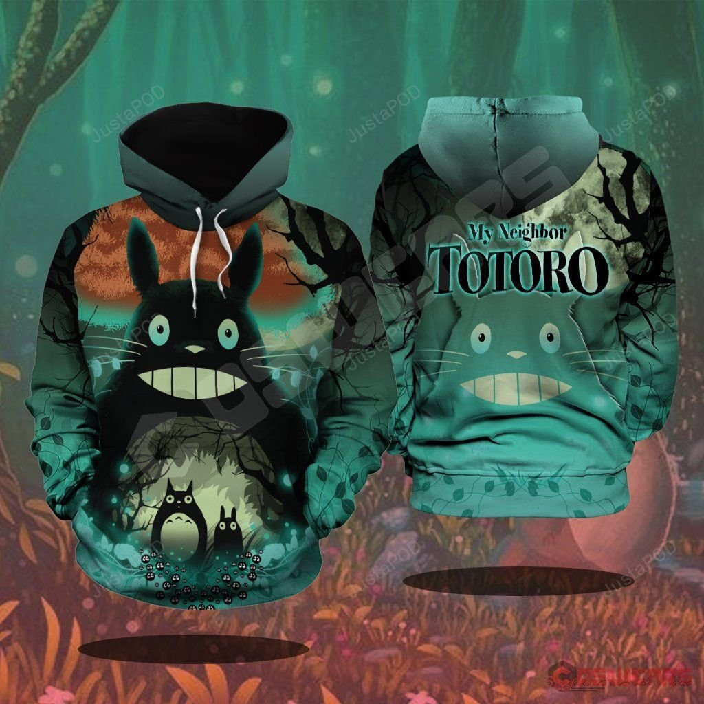 Studio Ghibli Totoro 3D All Over Print Hoodie & Zip Hoodie